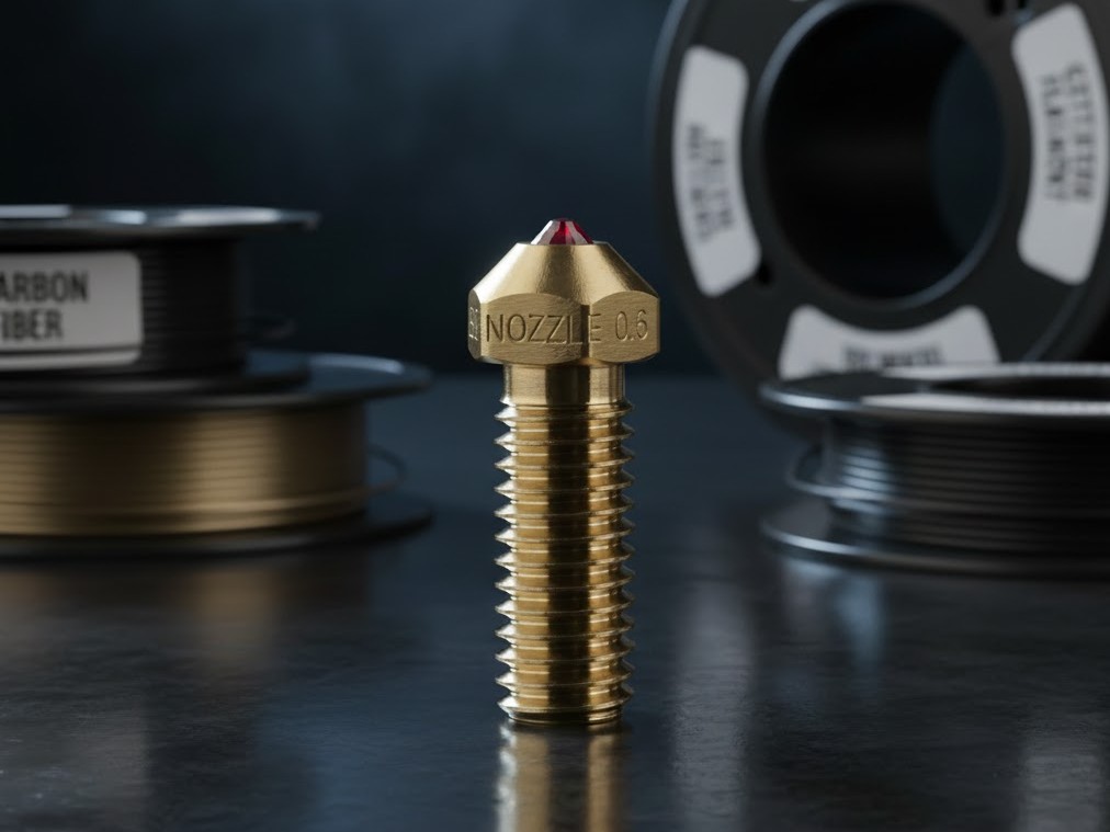 rubby nozzle for 3d printing.The creality slicer