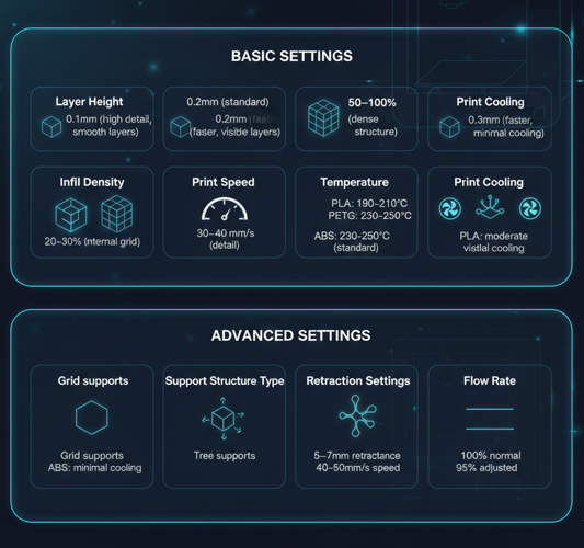 Key Slicing Settings for Sermoon Series Printers