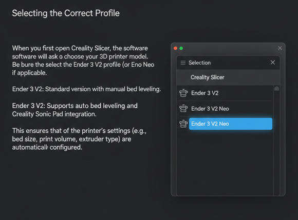 Selecting the Correct Profile