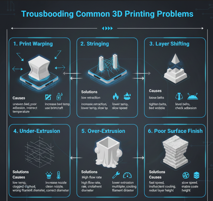 Troubleshooting Common 3D Printing Problems